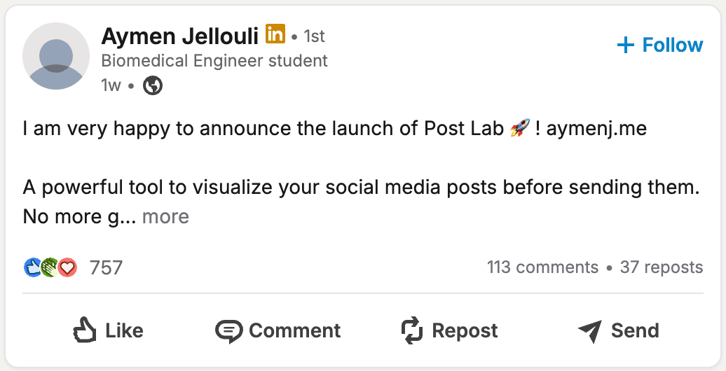 linkedin preview
